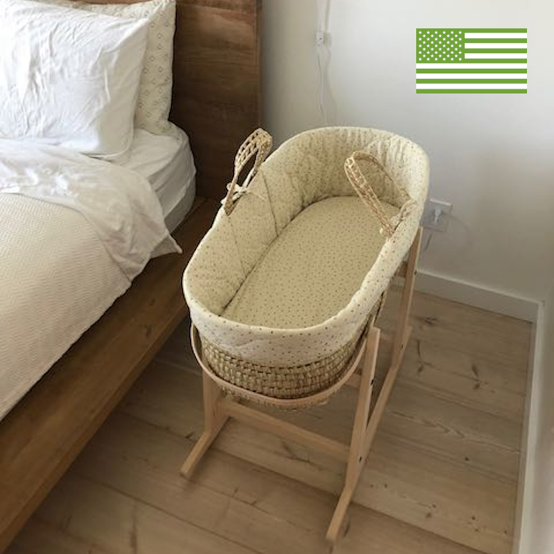 Addy & Sage Rocking Stand for Little Green Sheep Baskets